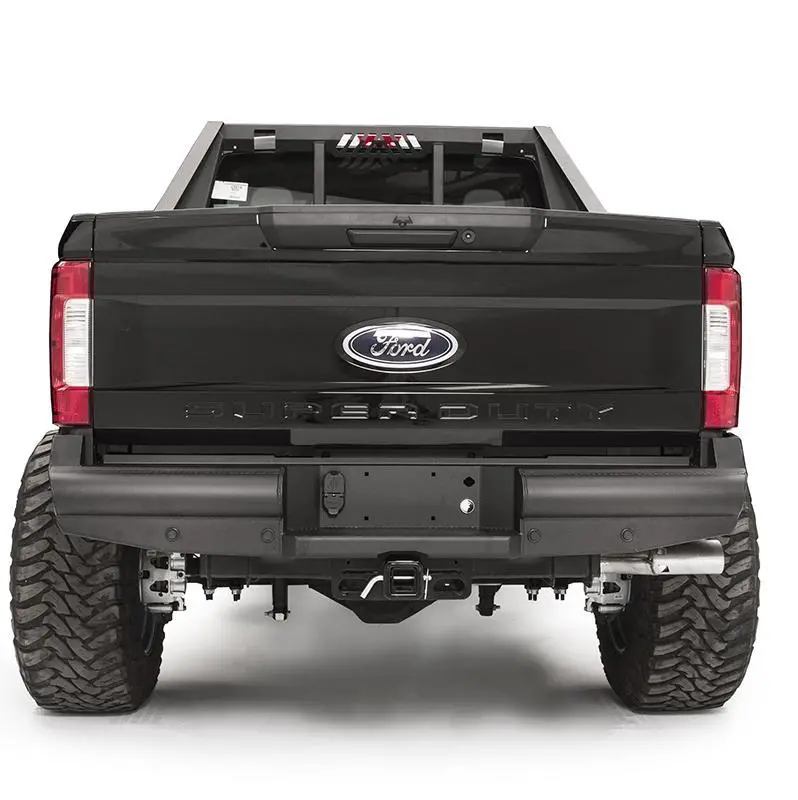 99-22 Ford F250/350 Elite Black Steel Series Rear Bumper 1