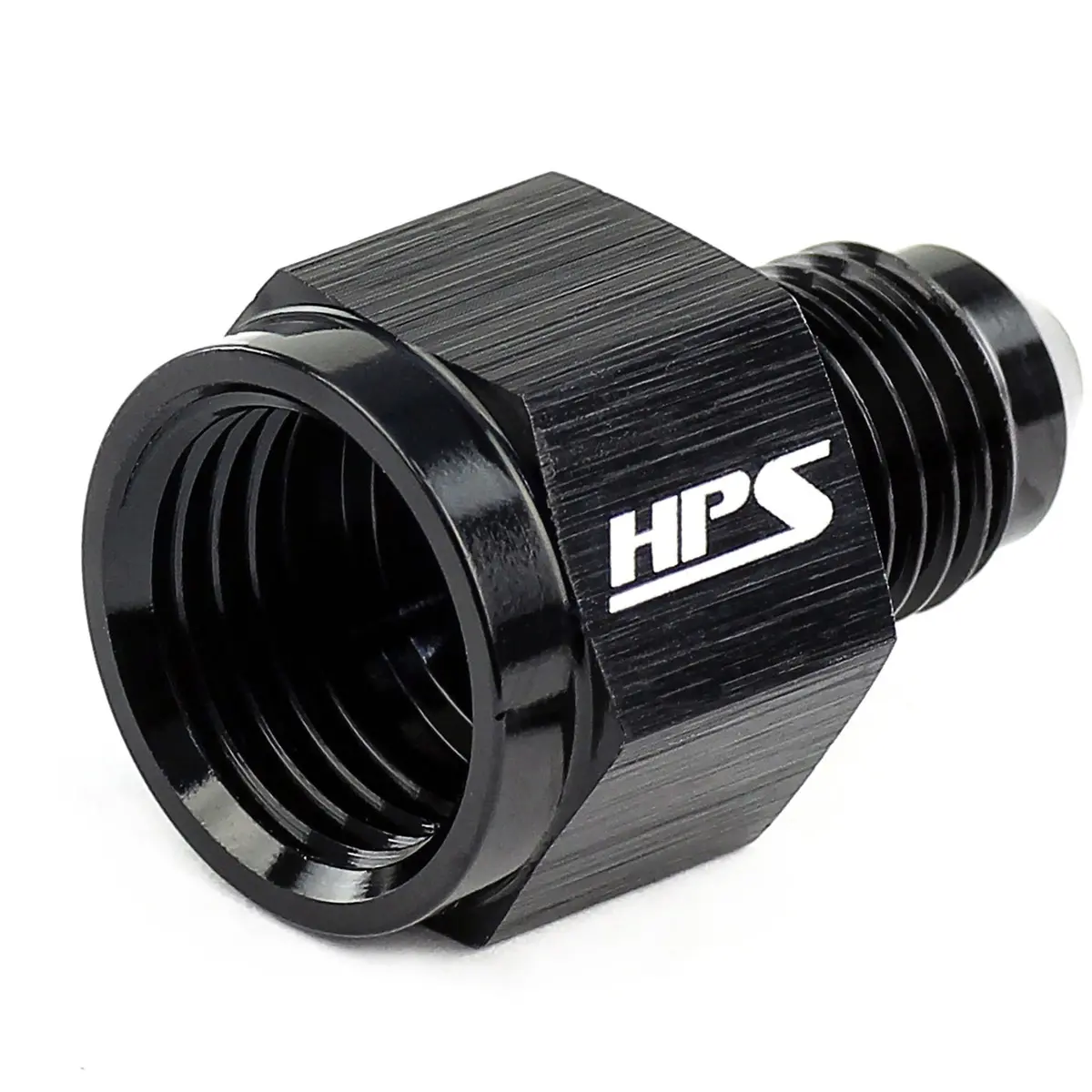 Hps Performance An -4 Female To An -3 Male Reducer Adapter, Aluminum, Black 1
