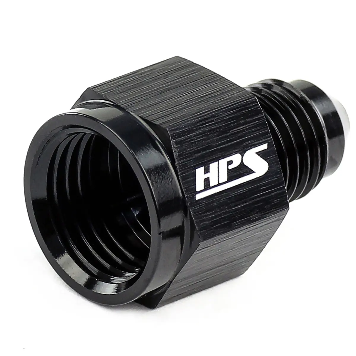 Hps Performance An -10 Female To An -8 Male Reducer Adapter, Aluminum, Black 1