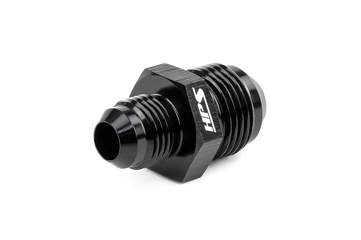 Hps Performance An -10 To An -6 Male To Male Reducer Union Coupler Adapter, Aluminum, Black 2