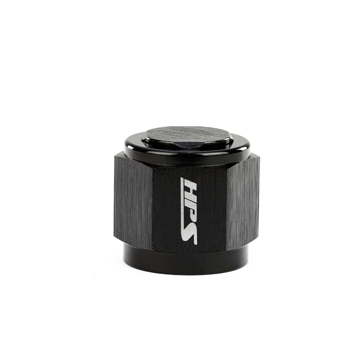 Hps Performance An -6 Flare Female Cap, Aluminum, Black 1