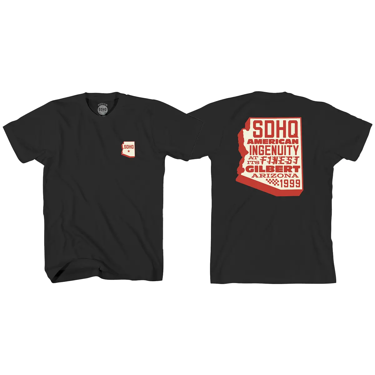 Sdhq State Lines T-Shirt 1