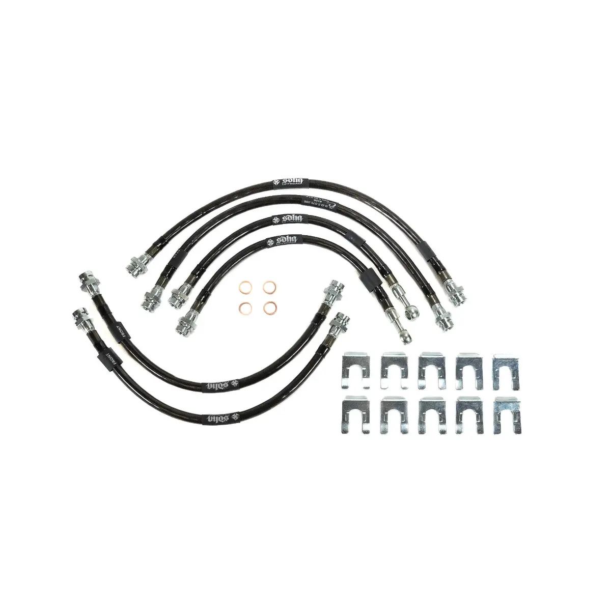 2007-2021 Toyota Tundra Sdhq 6 Piece Brake Line Kit 1
