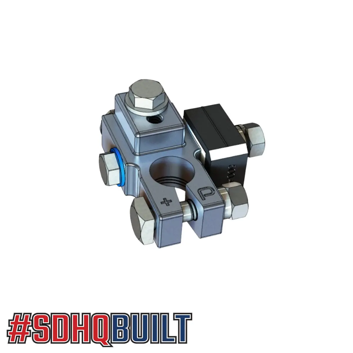 Sdhq Built Billet Battery Terminal 250 Amp Fuse Kit 2