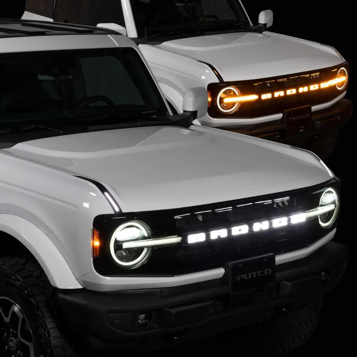 Putco Luminix Ford Bronco Led Grille Emblem - Fits Ford Bronco 2021-2024 1