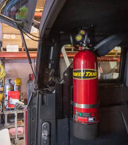 15 Lb. 4 Door Bronco Edition Power Tank (6Th Gen 2021+) | Gloss Black | Hp250i Regulator 4
