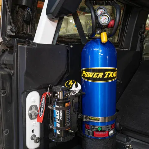 15 Lb. 2 Door Bronco Edition Power Tank (6Th Gen 2021+) | Candy Blue | Hp250i Regulator 9