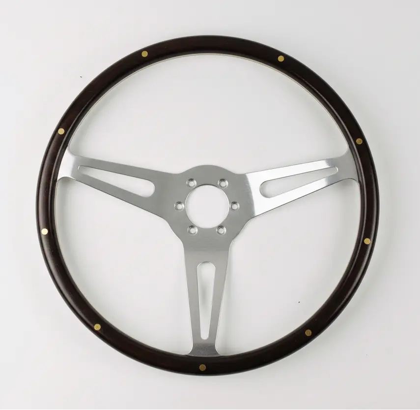 Cobra 6-Bolt Dished Wood Steering Wheel 2