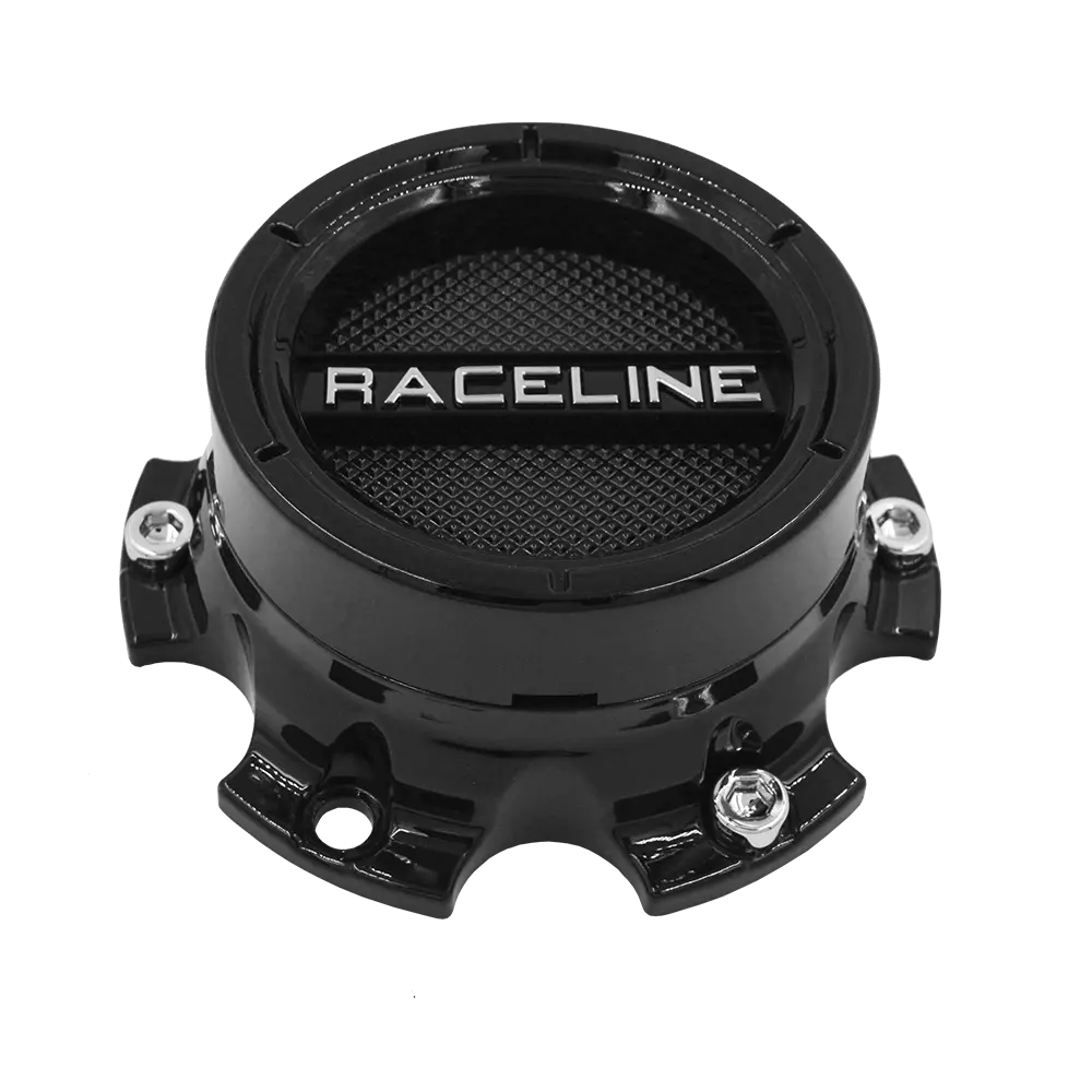 Raceline Wheel Gloss Black Cap 938/939/940/942 Fits 6 Lug 1