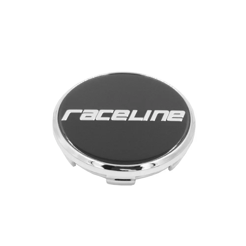 Raceline Wheel Cap Black Logo 1