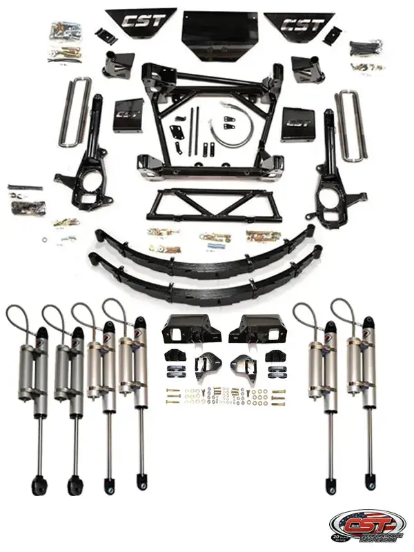 Cst 11-19 Gm 2500 / 3500 8-10″ Stage 6 Suspension System (W/ Soft-Ride Leafs & Dual Shocks) 1