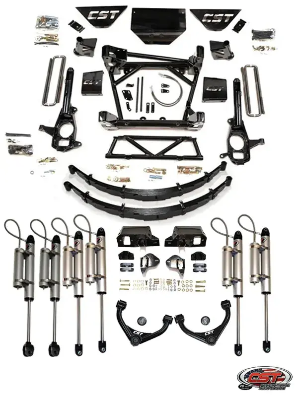 Cst 11-19 Gm 2500 / 3500 8-10″ Stage 7 Suspension System (W/ Soft-Ride Leafs & Bj Uca) 1