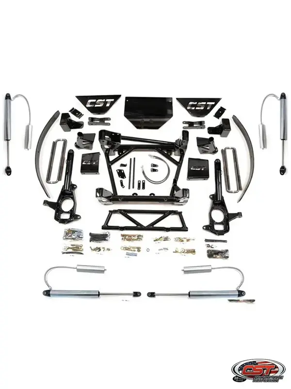Cst 11-19 Gm 2500 / 3500 8-10″ Stage 4 Suspension System (W/ Rear Blocks & Add A Leafs) 1