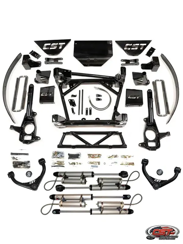 Cst 11-19 Gm 2500 / 3500 8-10″ Stage 5 Suspension System (W/ Rear Blocks & Add A Leafs & Ball Joint Uca’S) 1