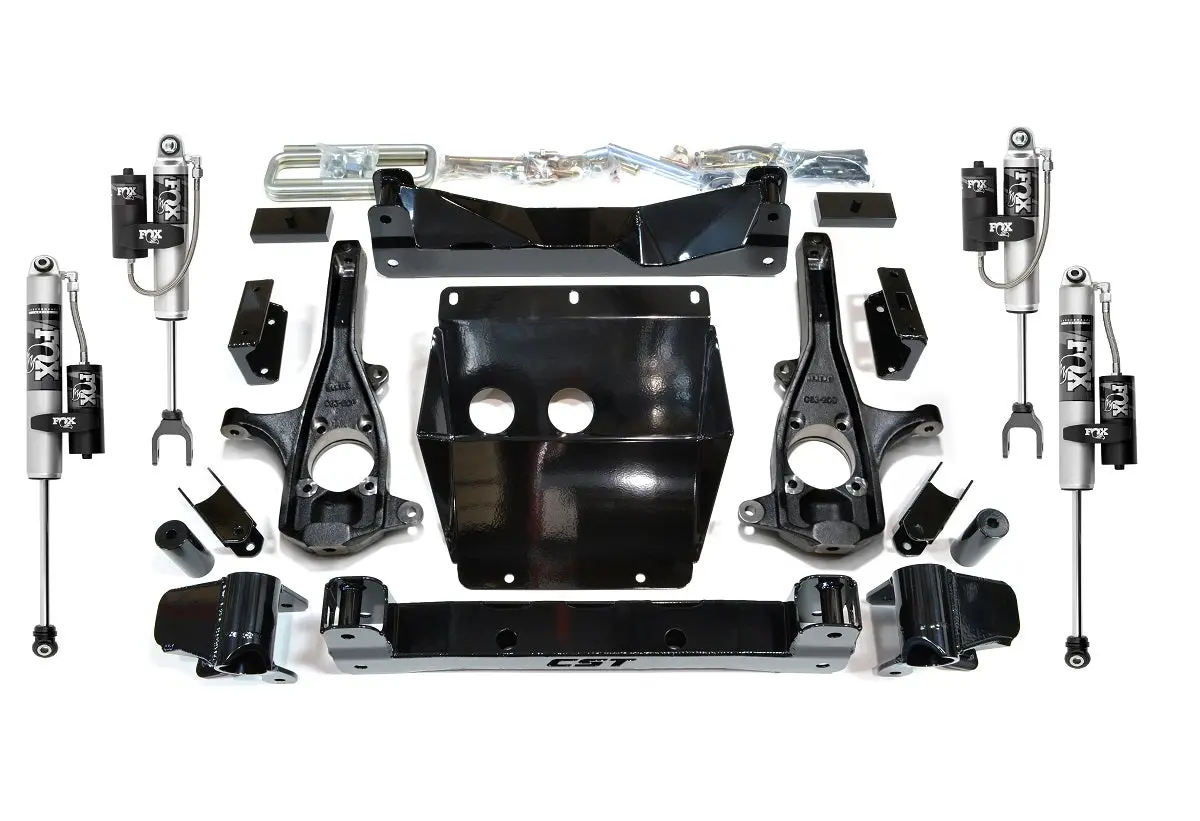 Cst 11-19 Gm 2500 / 3500 4-6″ Stage 5 Suspension System W/ Fox 2.0 Reservoir Shocks 1