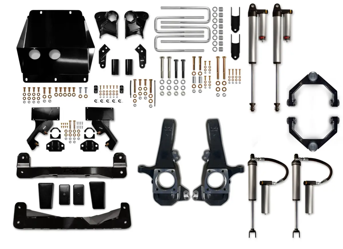 Cst 20-25 Gm 2500 4″ Stage 10M Suspension System W/ Midnight Edition Cst Pro-Series 2.5 Shocks 1