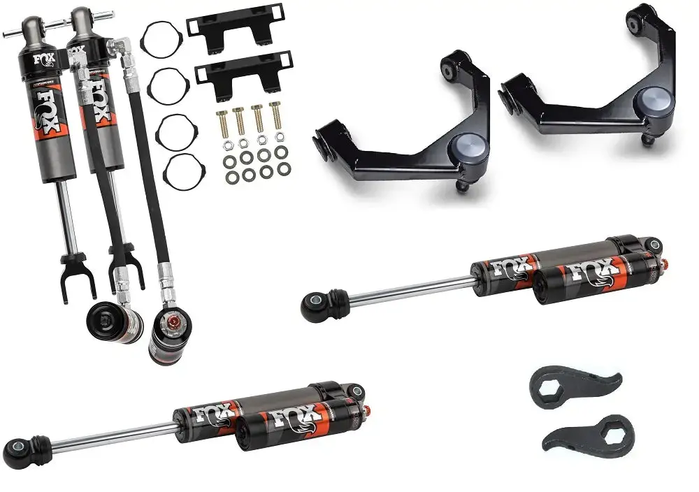 Cst 2020+ Gm 2500/3500Hd Elite Leveling Kit | Stage 3 Suspension System W/ Fox 2.5 Elite Series Reservoir Shocks 1