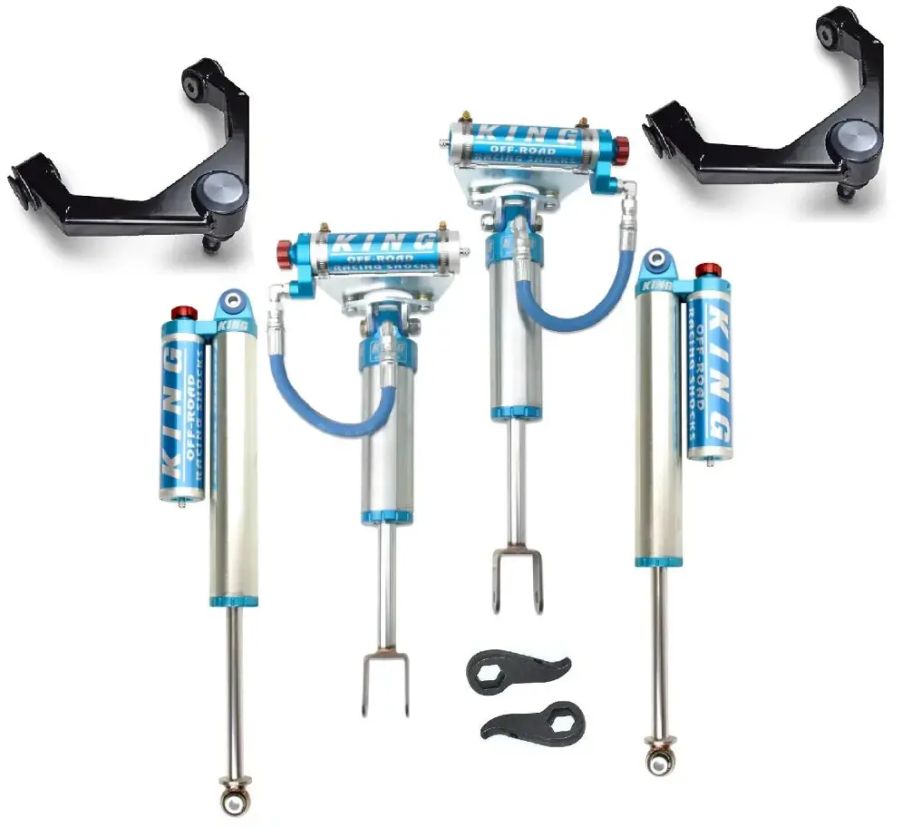 Cst 2011+ 2500/3500Hd King-Series Leveling Kits | Stage 3 Suspension System W/ King 2.5 Remote Res. Shocks 1