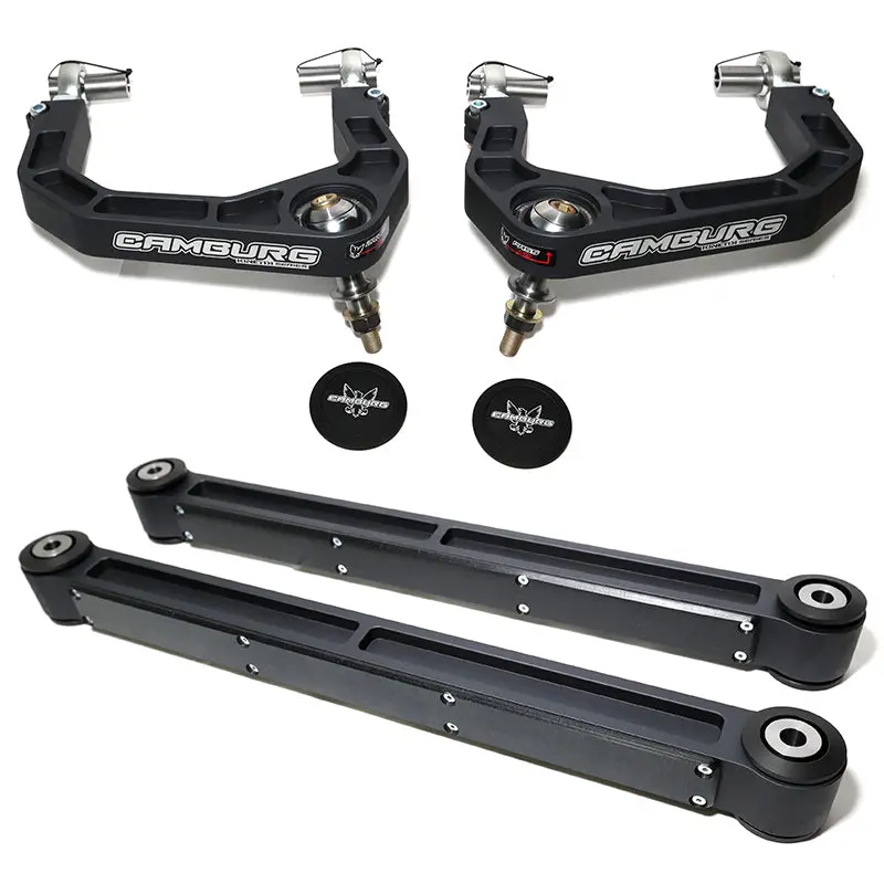 '21-24 Ford Bronco Camburg Billet Upper Arms & Trailing Arms Combo Kit 1