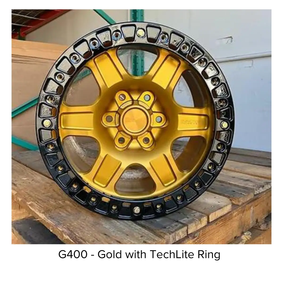 G400 Simulated Beadlock Wheel 20X10.0" 8 Lug - Techlite Ring 3