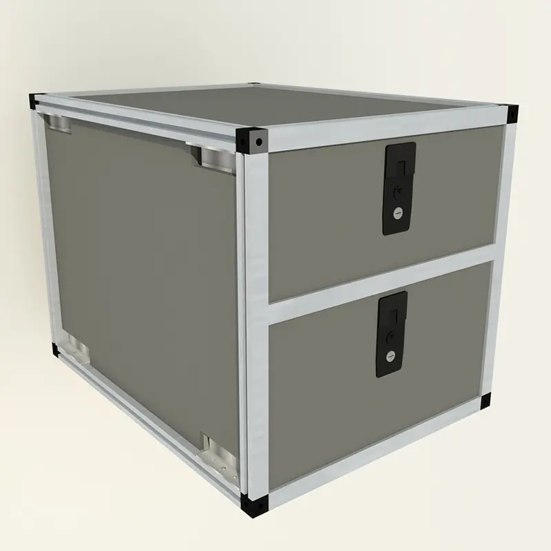 Goose Gear Double Drawer Module - 18 3/16" X 25" Depth 1