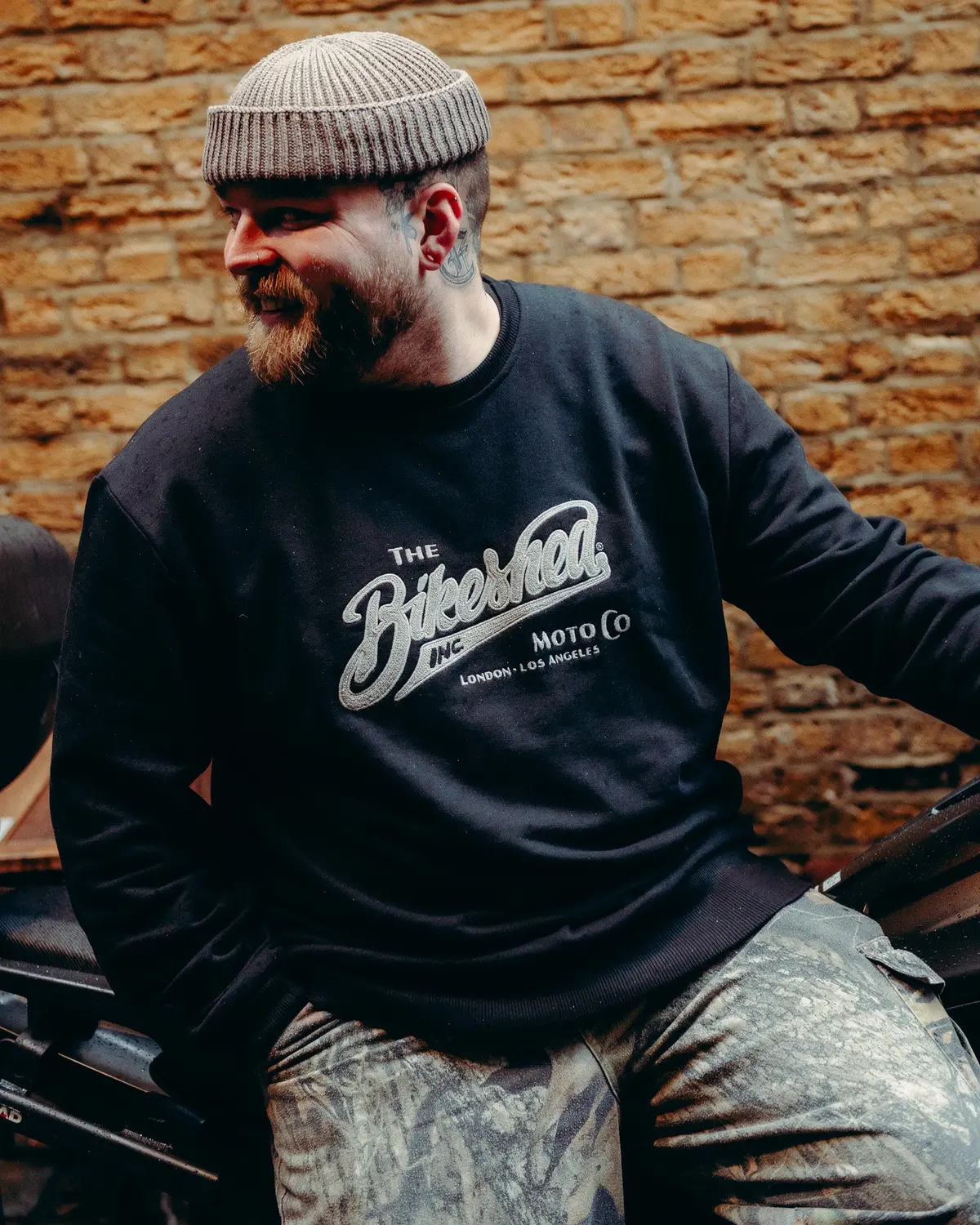 Bsmc Inc Appliqué Sweatshirt - Black 1