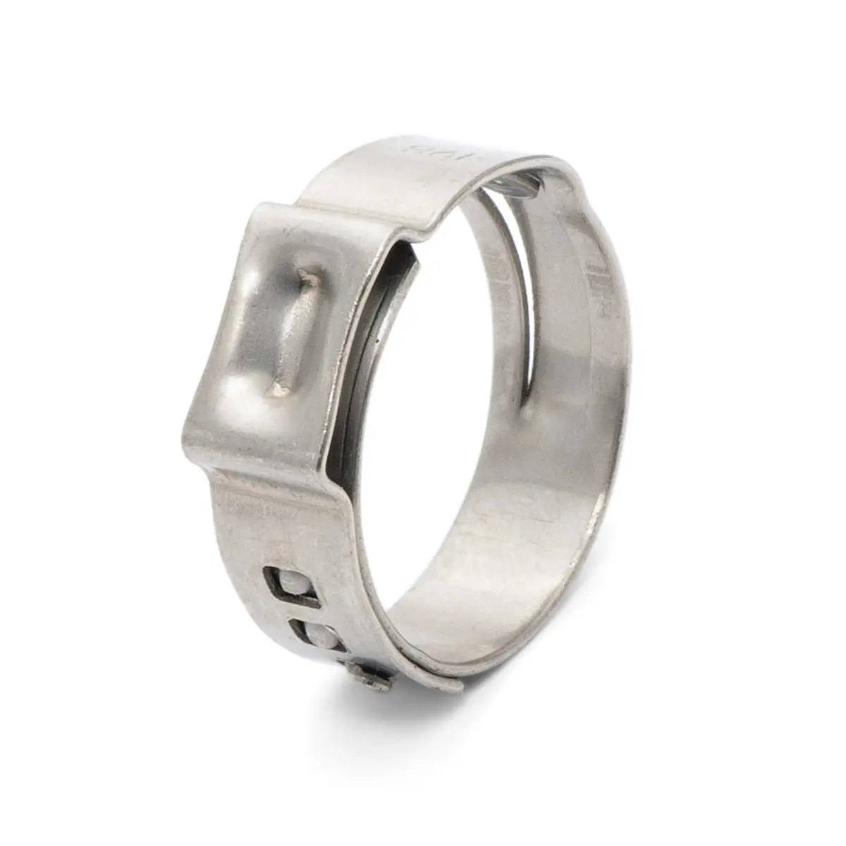 Hps 304 Stainless Steel Ear Hose Clamps, Effective Range 17.8Mm - 21Mm, 100Pcs Pack 1