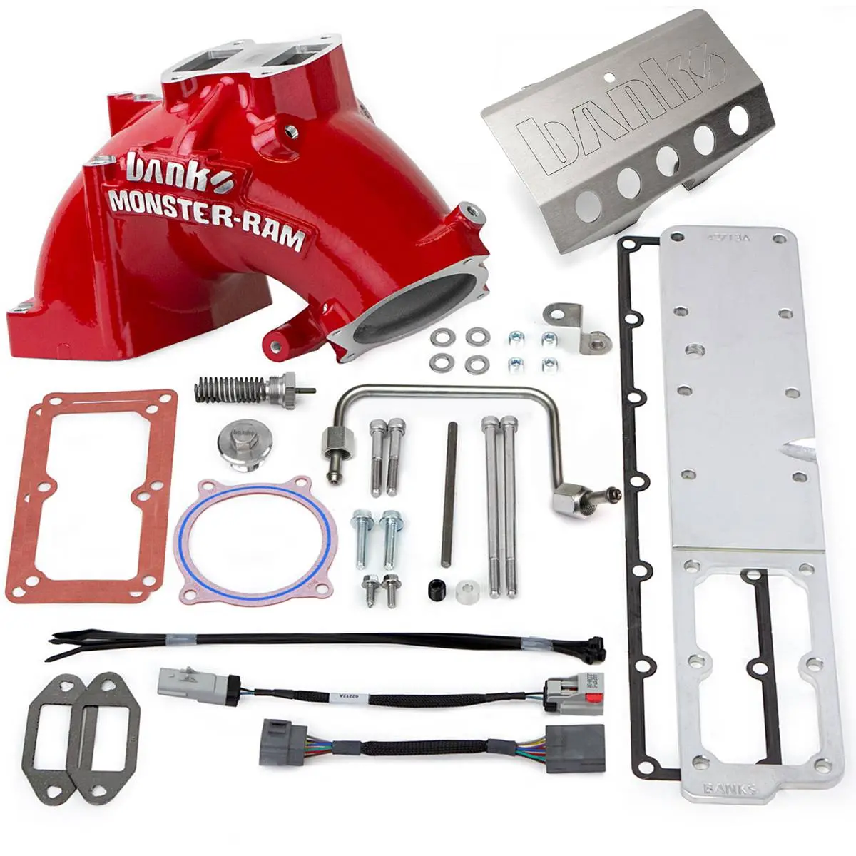 '19-24 Ram 2500/3500 6.7L Cummins Red Gen 2 Monster-Ram® Intake System 1