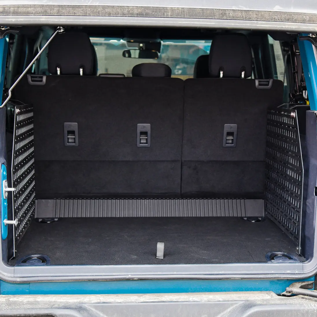 '21-24 Ford Bronco 4-Door Builtright Industries Molle Compatible Cargo Panel-Full Kit 1