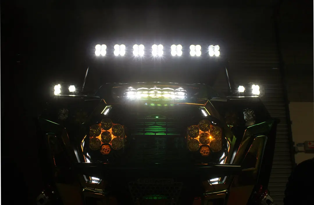 Polaris S8 10 Inch Hood Mount Light Bar Kit - Polaris 2019-21 Rzr Xp Turbo; 2018-21 Rzr Turbo S 2