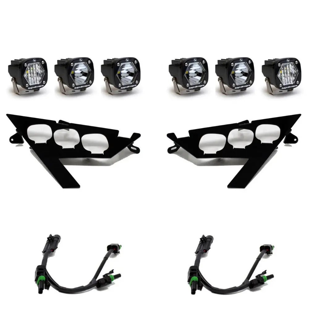 Baja Designs 2022-2024 Polaris Rzr Pro R S1 Triple Led Headlight Kit 1