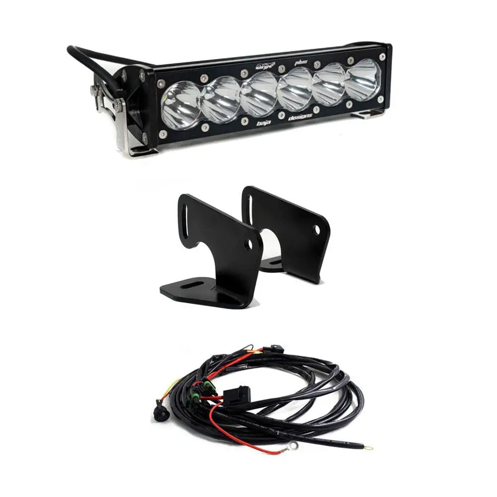 Polaris Onx6+ 10 Inch Hood Mount Light Bar Kit - Polaris 2020-25 Rzr Pro Xp; 2022-2024 Rzr Turbo R 1
