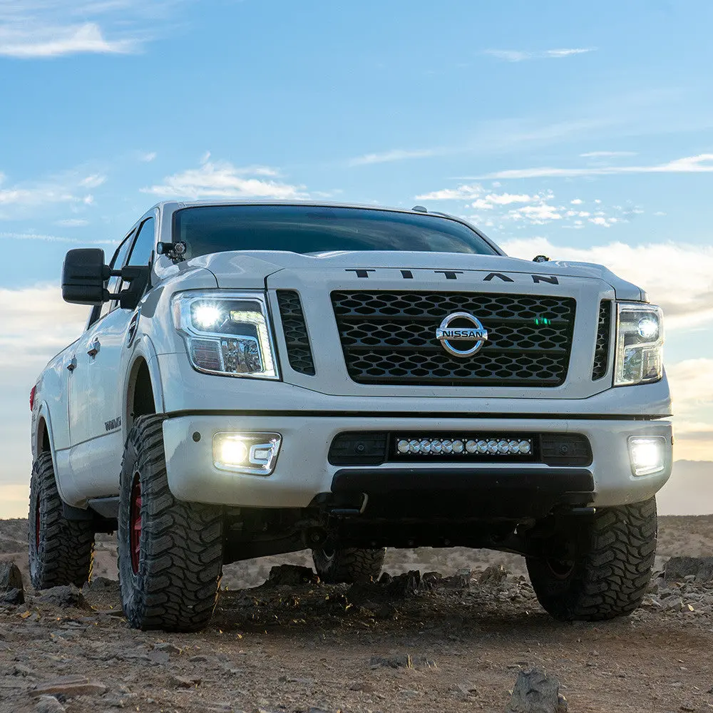 Nissan Squadron-R Sport Fog Pocket Light Kit - Nissan 2016-19 Titan 2