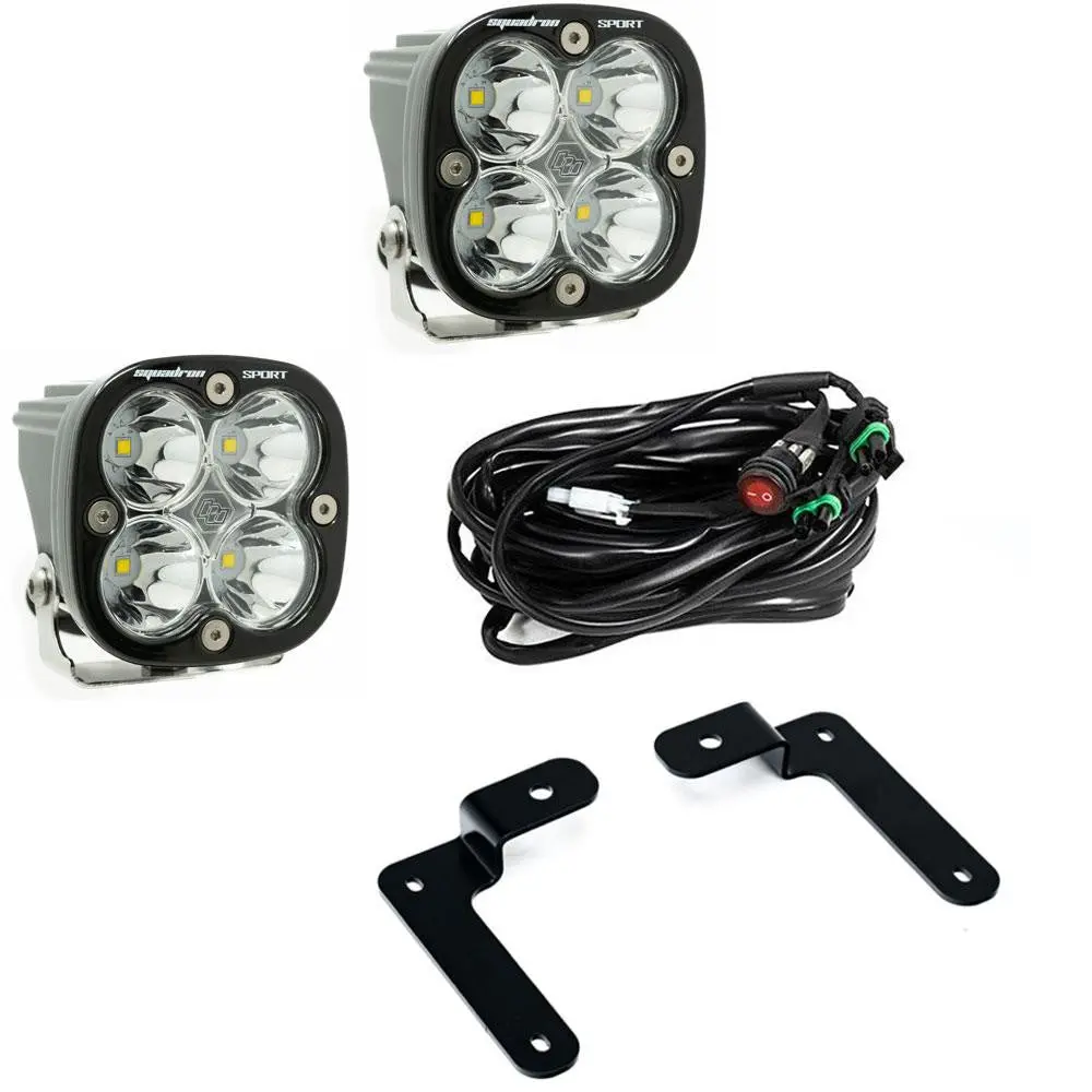 Jeep Jl/Jt Squadron Sport A-Pillar Light Kit - Jeep 2020-2025 Gladiator; 2018-2025 Wrangler Jl 1