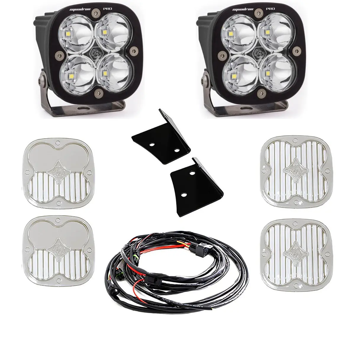 Jeep Jk Squadron Pro Spot A-Pillar Light Kit - Jeep 2007-18 Wrangler Jk 1