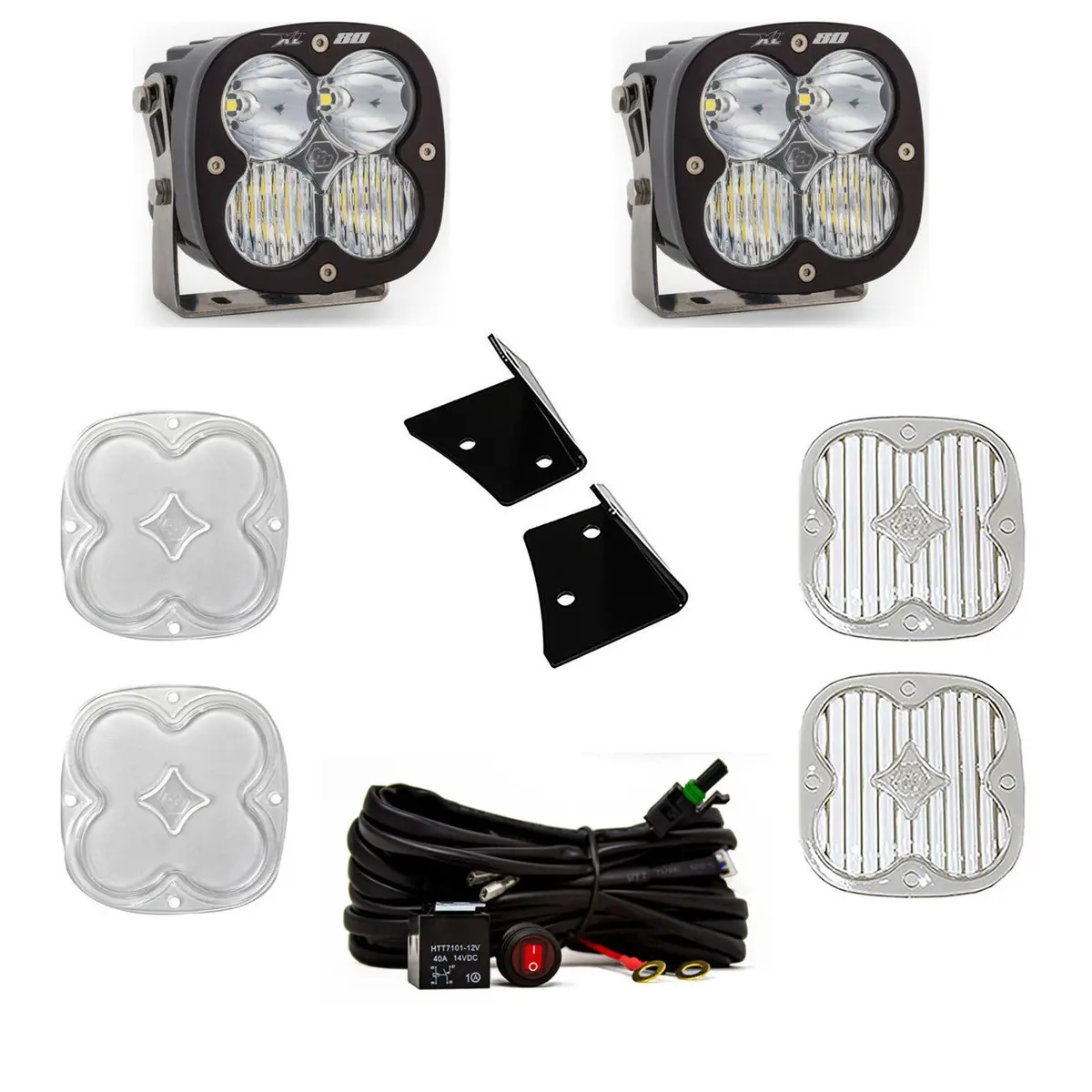 Jeep Jk Xl80 A-Pillar Light Kit - Jeep 2007-18 Wrangler Jk 1
