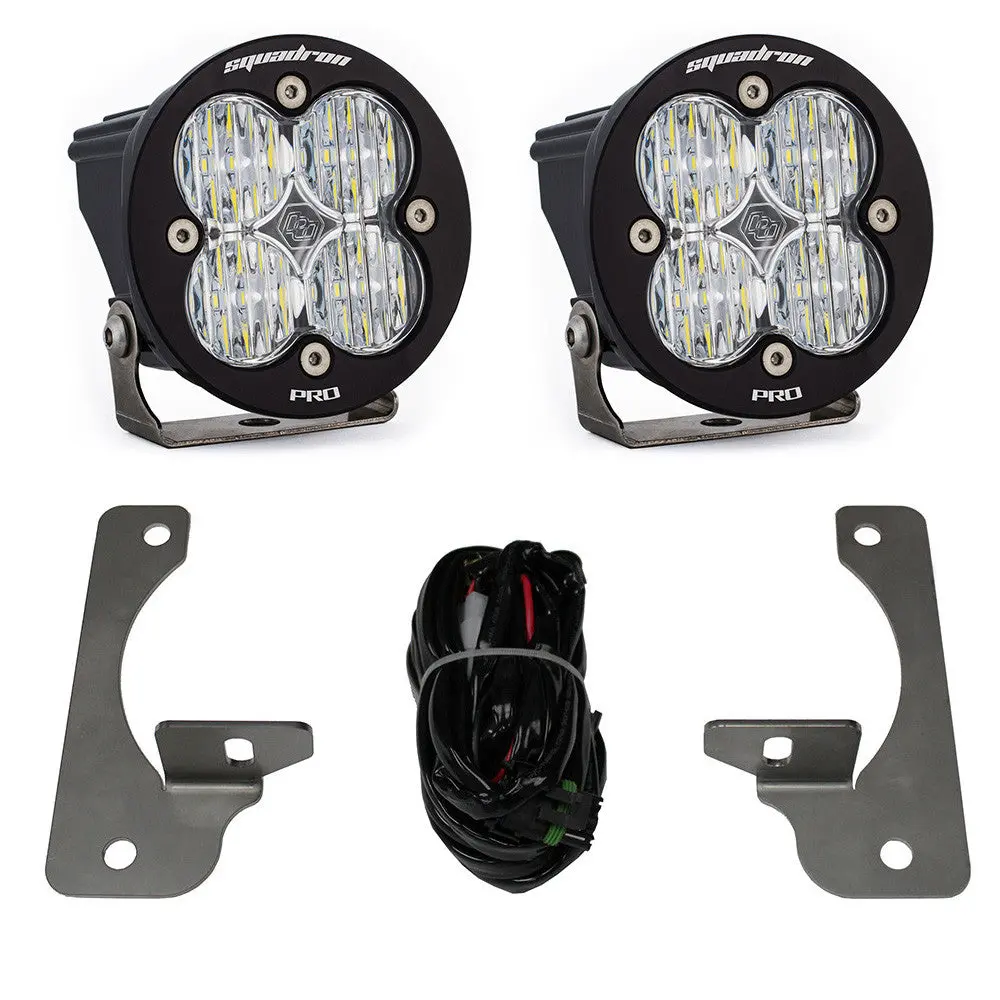 Jeep Jk Squadron-R Pro Fog Pocket Light Kit - Jeep 2007-09 Wrangler Jk; Note: W/ Premium Oe Bumper 1