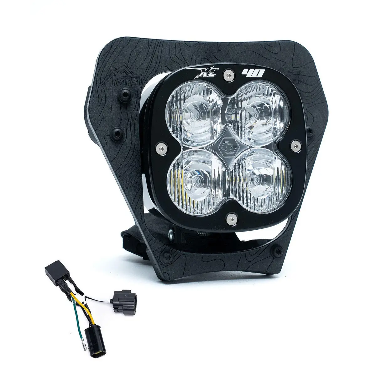 Xl40 (D/C) Led Headlight Kit W/ Hi-Low Harness - Ktm 350/500 Exc-F ('24-25) 1