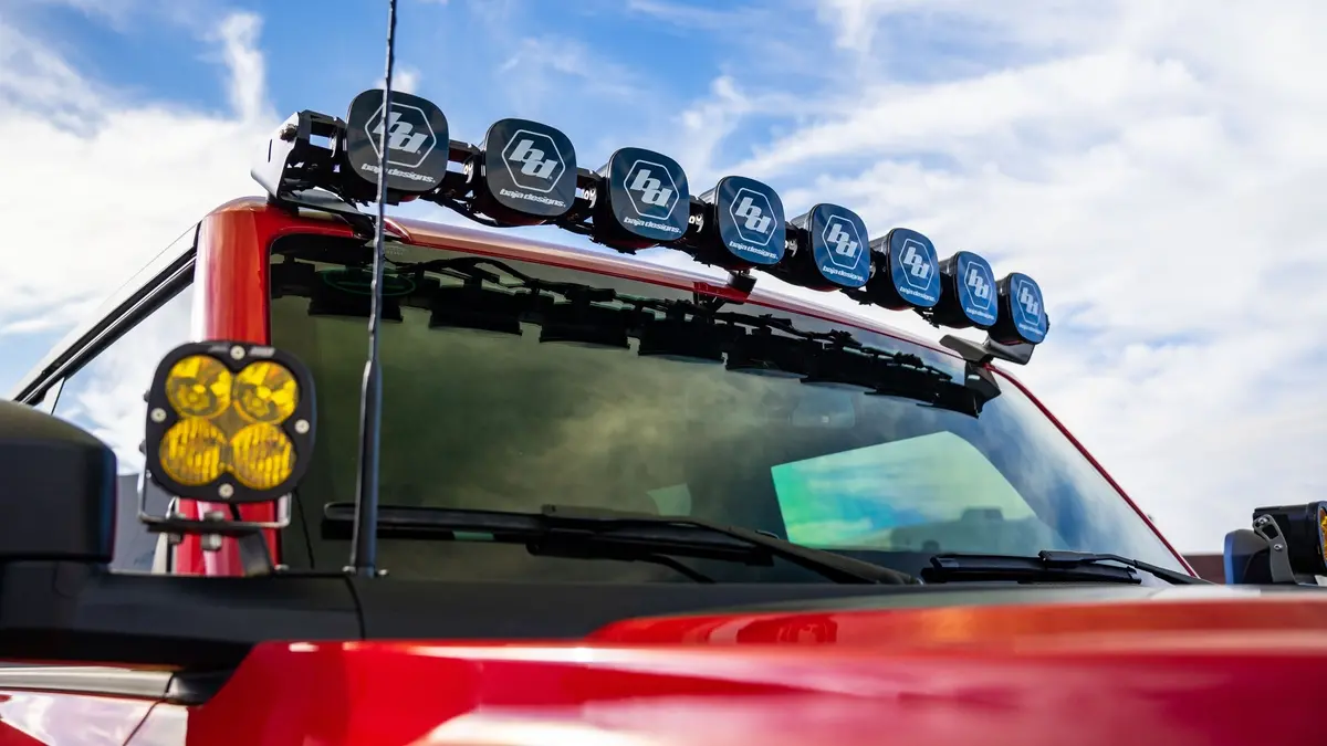 '21-'26 Ford Bronco Baja Designs 8 Xl Linkable Roof Bar Kit 2