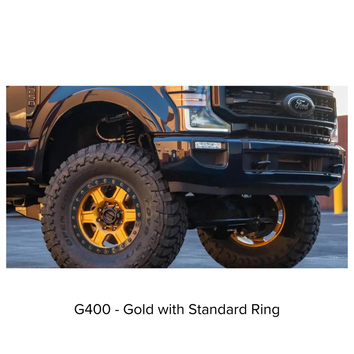 G400 Simulated Beadlock Wheel 17X8.5" 5 & 6 Lug - Standard Ring 3