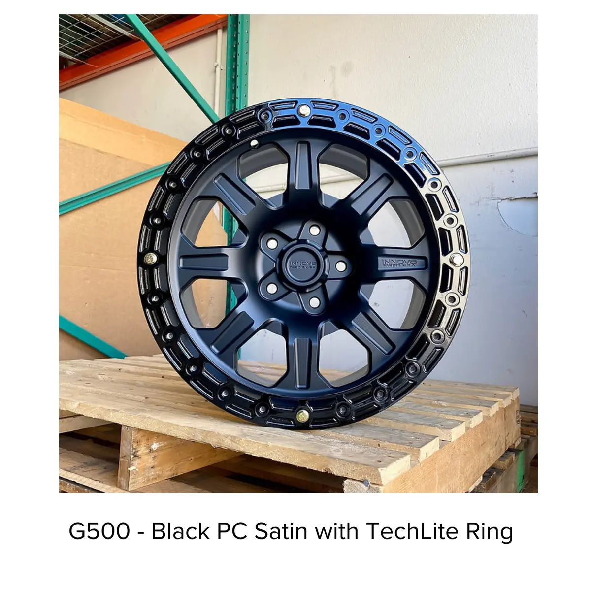 G500 Simulated Beadlock Wheel 20X9.0" 8 Lug - Techlite Ring 2