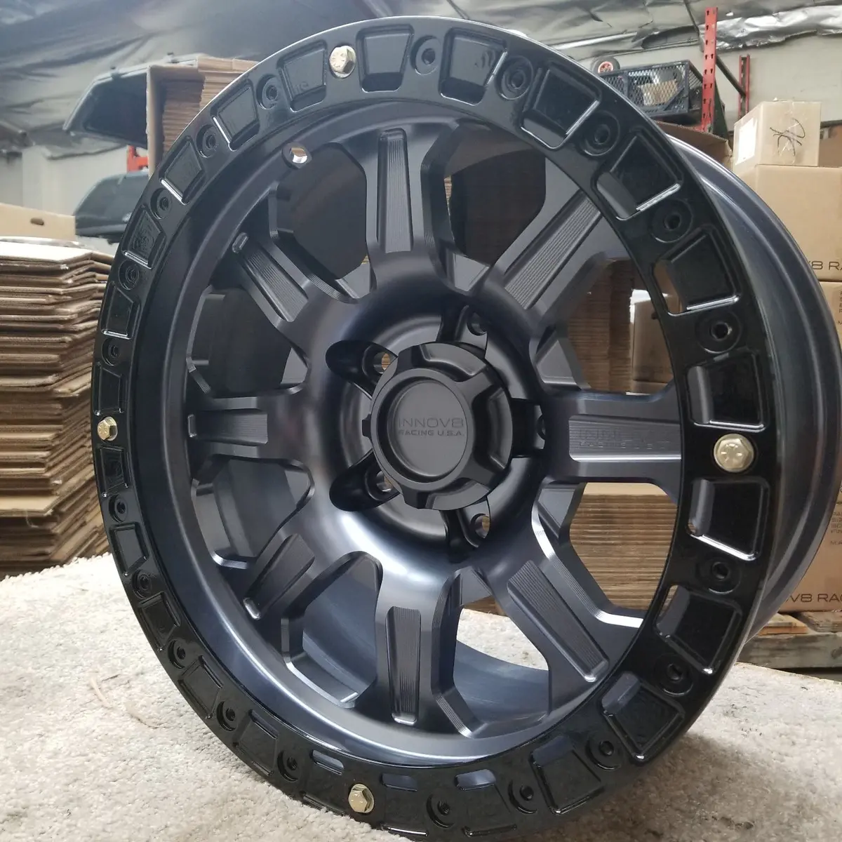 G500 Simulated Beadlock Wheel 20X9.0" 8 Lug - Techlite Ring 6