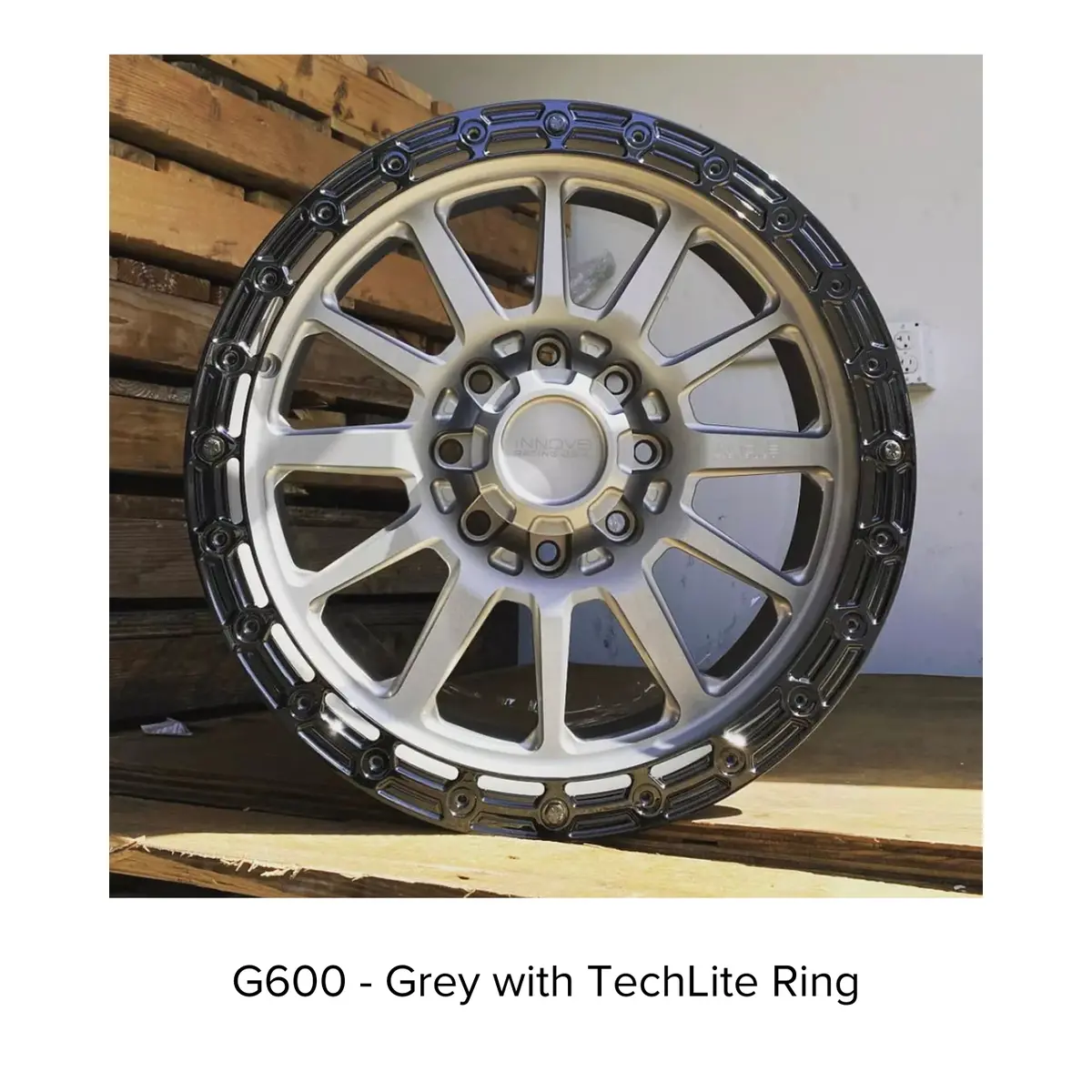G600 Simulated Beadlock Wheel 17X8.5" 5 & 6 Lug - Techlite Ring 3