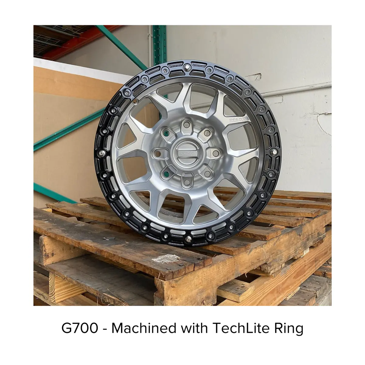 G700 Simulated Beadlock Wheel 18X9.0" 5 & 6 Lug - Techlite Ring 2