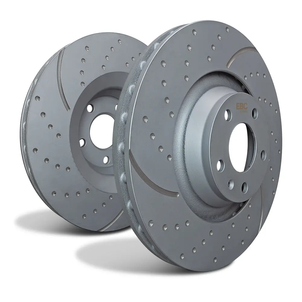 2023+ Ford Raptor R Front Turbo Grooved Gd Rotors 1