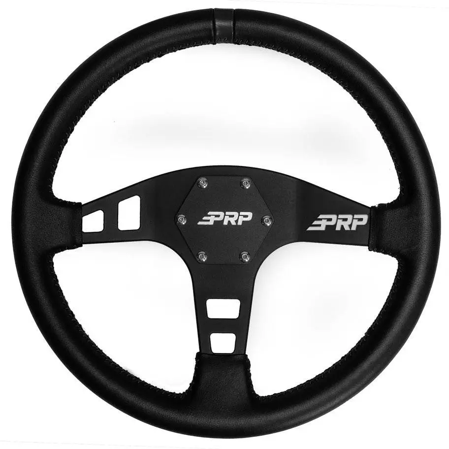 Prp Flat Leather Steering Wheel 1