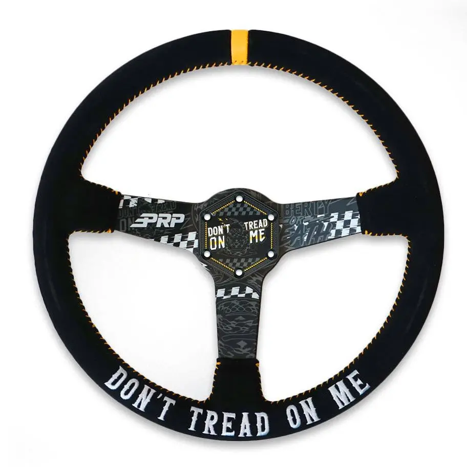 Prp Don’T Tread On Me Deep Dish Suede Steering Wheel 1