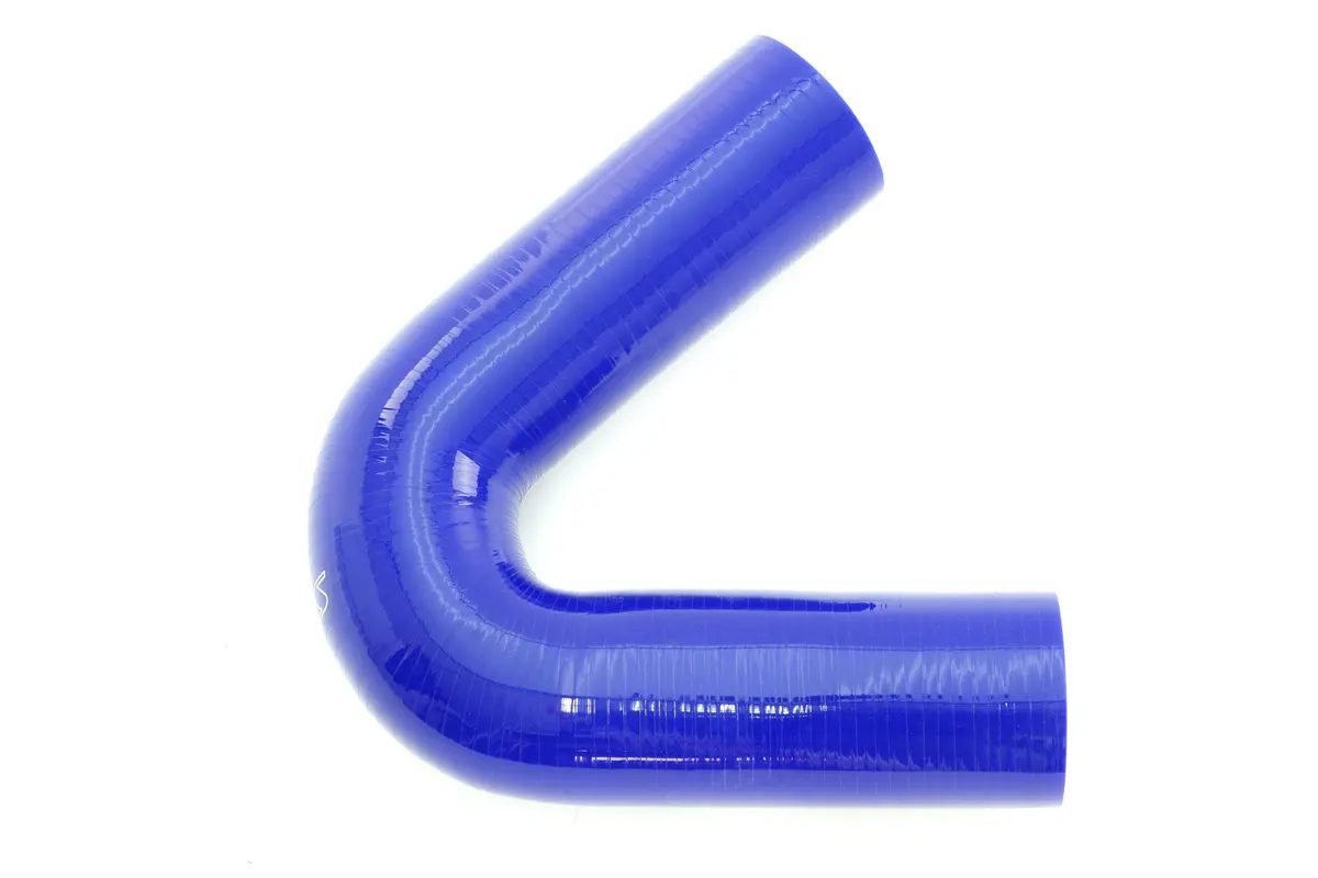Hps 4" (102Mm) Silicone 135 Degree Elbow Coupler Hose, High Temp 4-Ply Reinforced, Blue 1