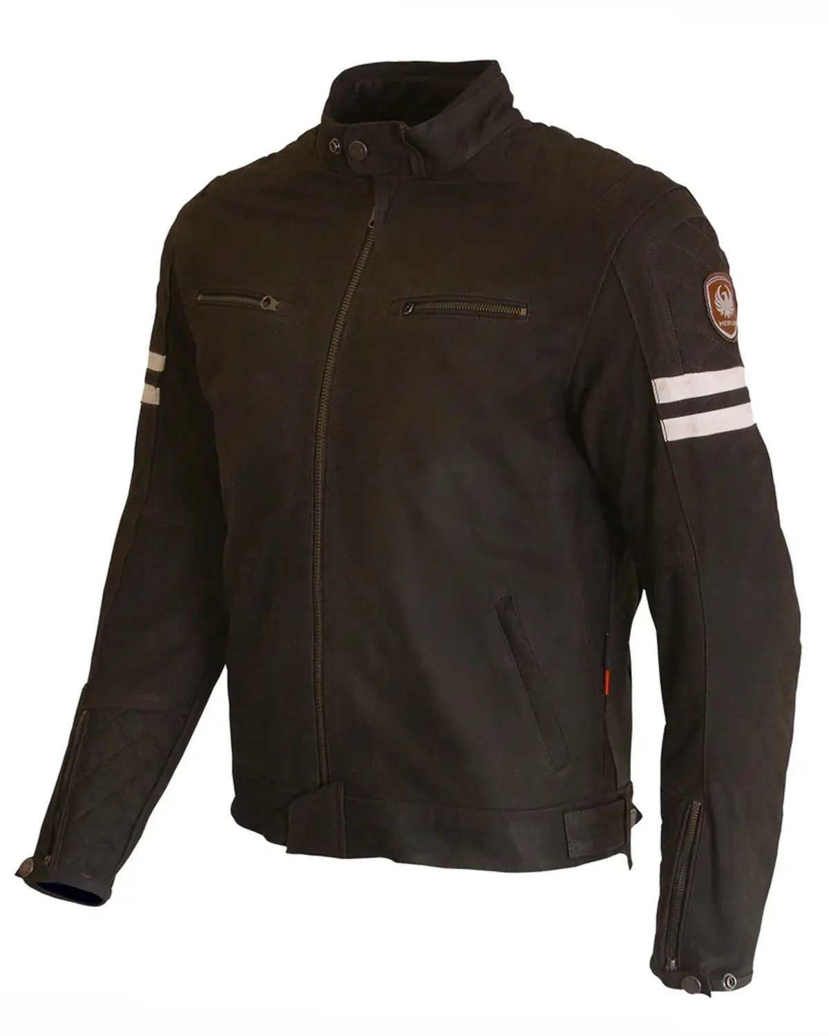 Merlin Hixon Ii Leather Jacket - Brown 1