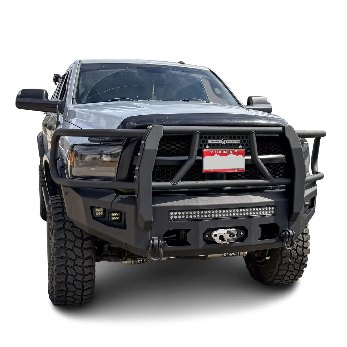 2010-2018 Ram 2500/3500 Attitude Front Winch Bumper W/ Guard 1